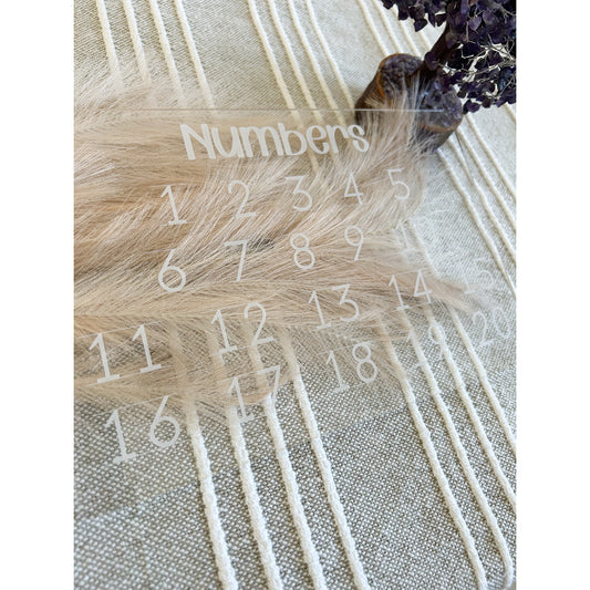 Numbers Tracing Board