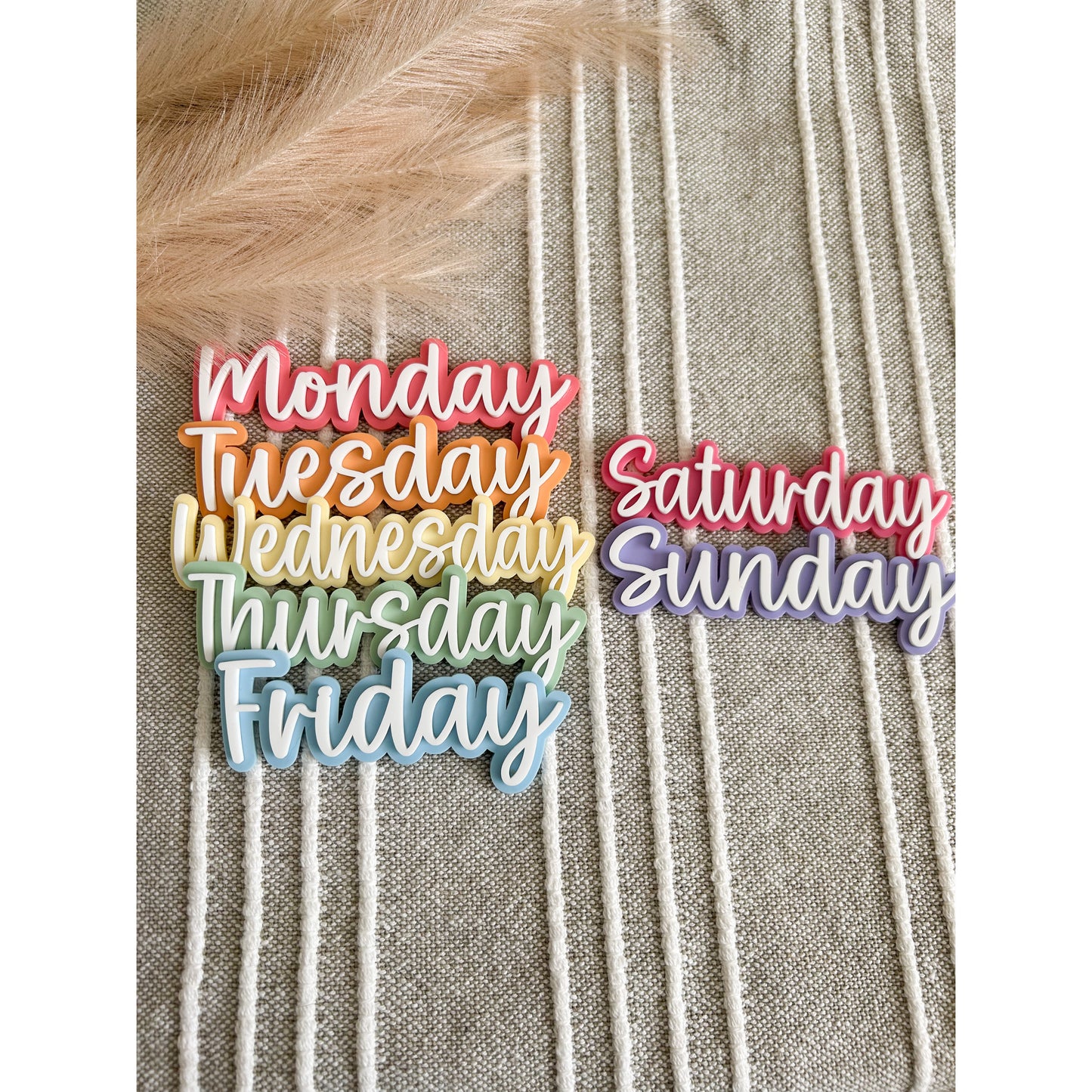 Mon-Fri Whiteboard Magnets