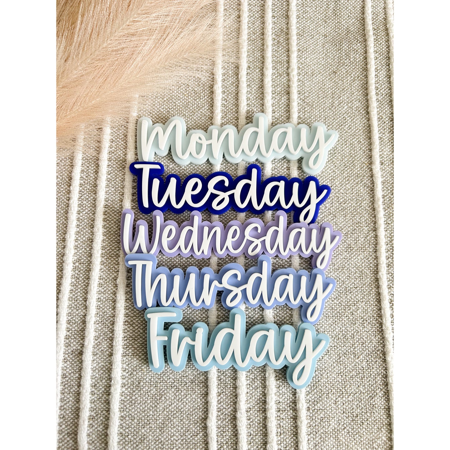 Mon-Fri Whiteboard Magnets