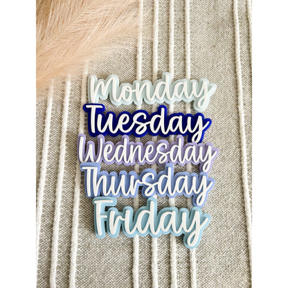 Mon-Fri Whiteboard Magnets