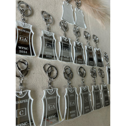 Netball Dress Keychains