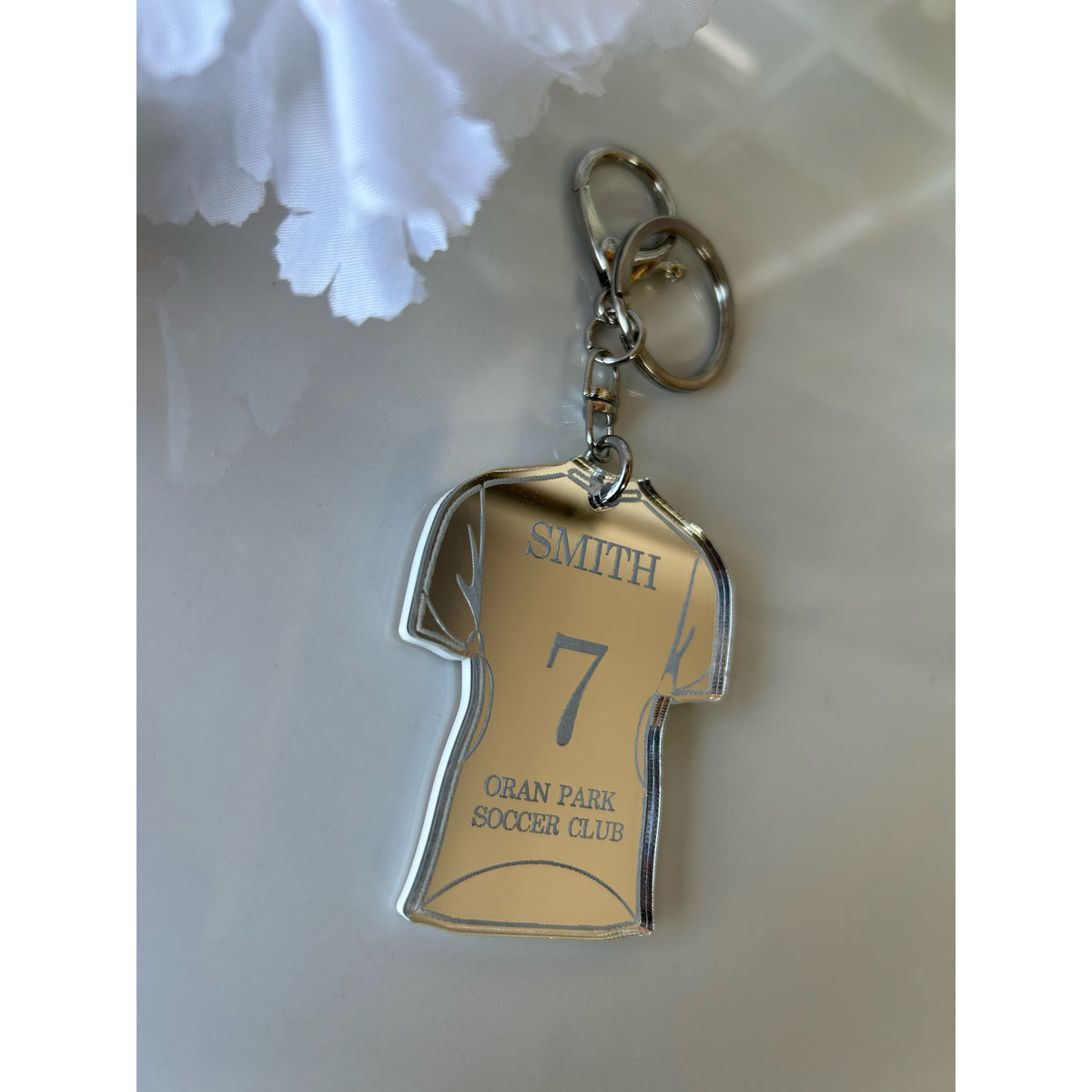 Soccer Jersey Keychain