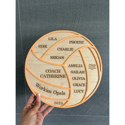 Personalised Thank You Plaque for Coaches