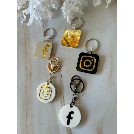 Smart NFC Social Media Keychains