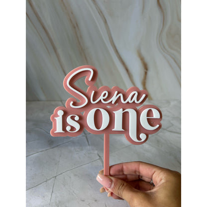 Double Layered Cake Topper