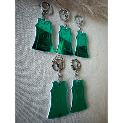 Netball Dress Keychains
