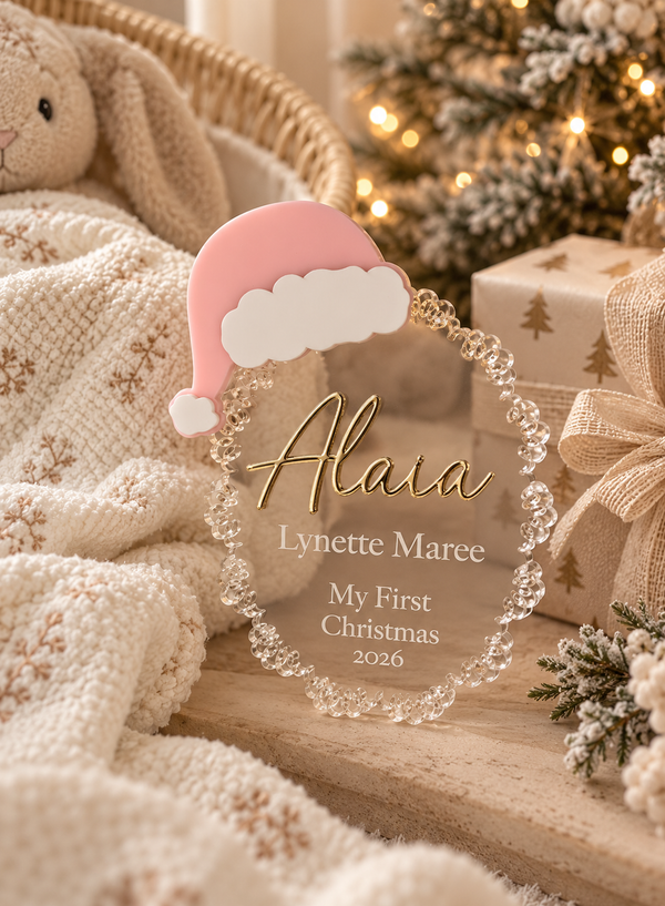 First Christmas Plaque