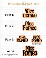 Personalised Magnets