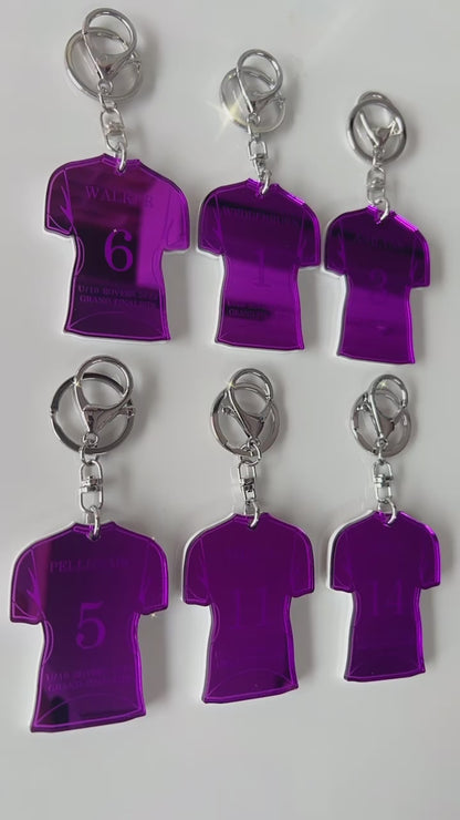 Soccer Jersey Keychain