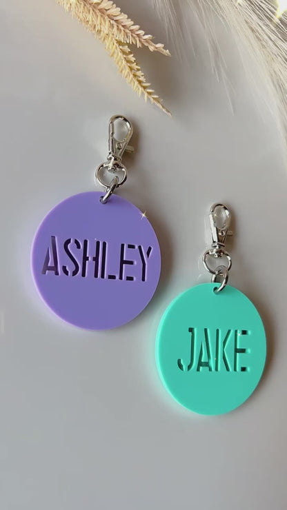 Acrylic Bag Tags