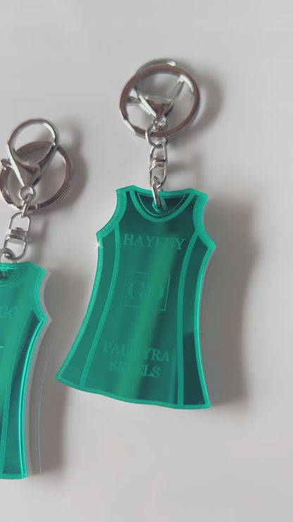 Netball Dress Keychains