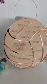 Personalised Thank You Plaque for Coaches