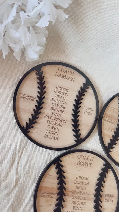 Mini Coach Plaque