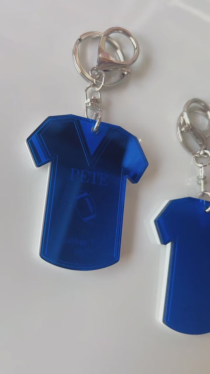 Football Jersey Keychain