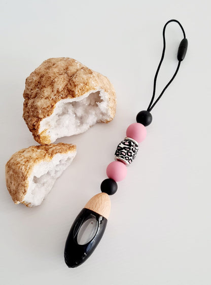 Scented, silicone bead, hanging car air freshener