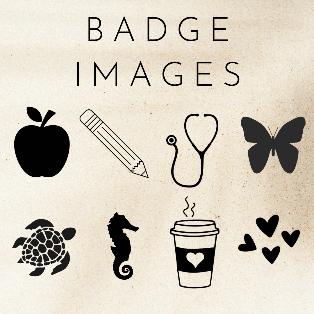 Personalised Mirror Engraved Badges, photo 7