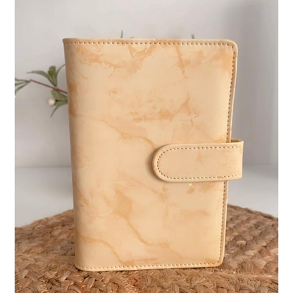 Yellow Marble Budget Binder