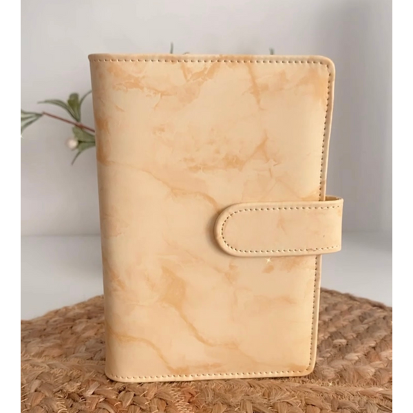 Yellow Marble Budget Binder