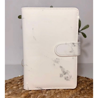 White Marble Budget Binder