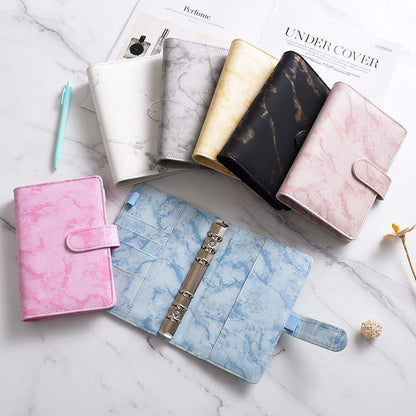 White Marble Budget Binder