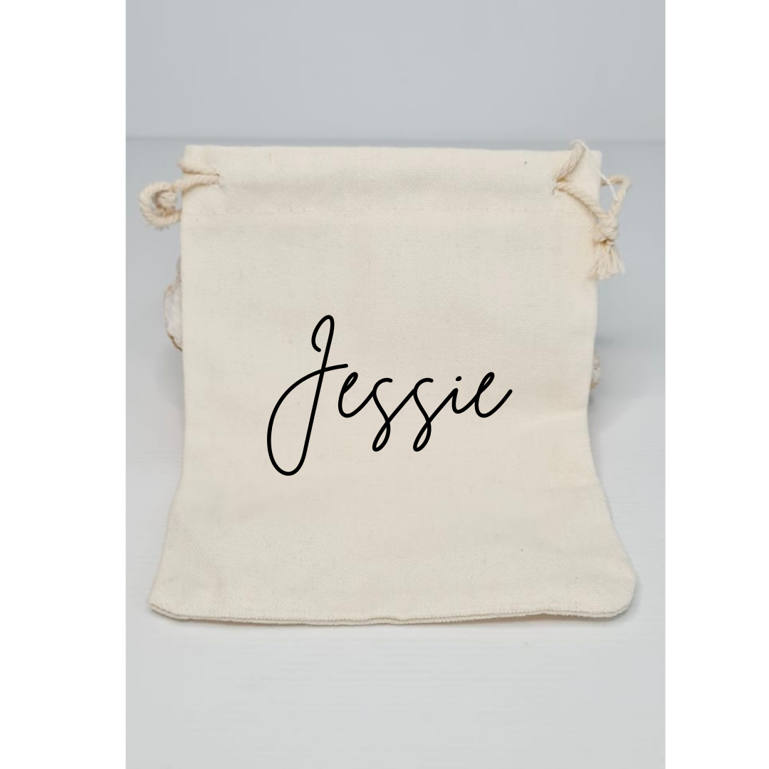 Soy Wax Candle + Personalised Pouch