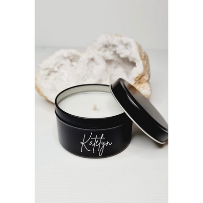 Personalised Luxe Matte Candle Tin