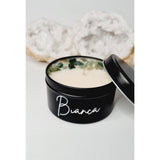 Luxe Matte Green Aventurine Candle Tin