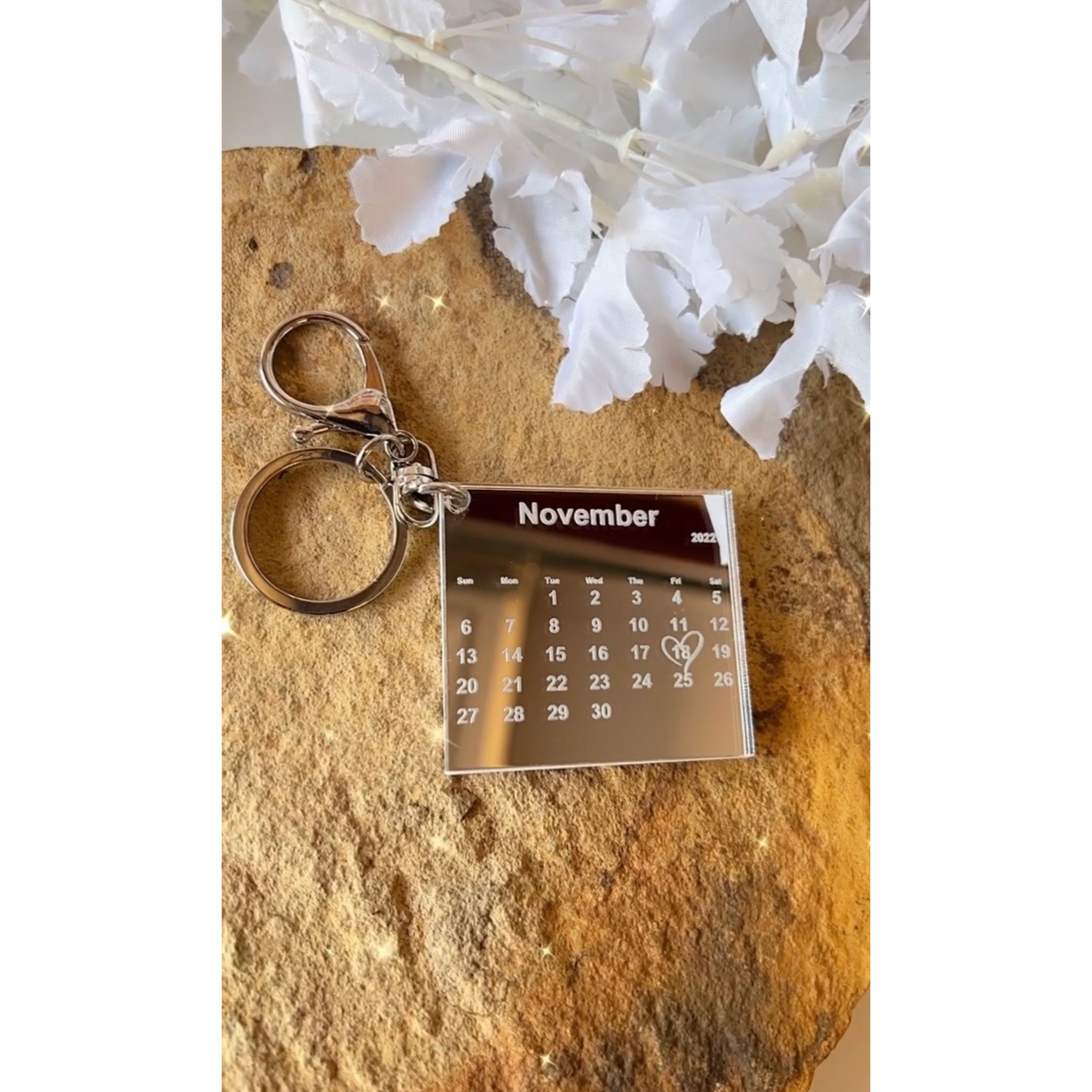 Photo calendar keychain online