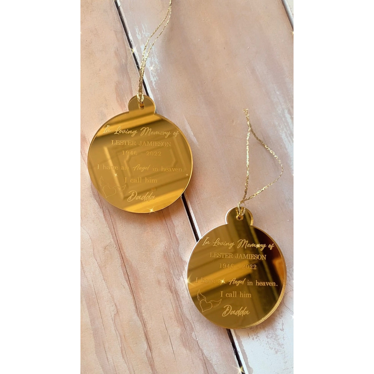 In Loving Memory Bauble