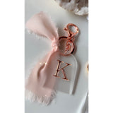 Luxe Initial Keychain