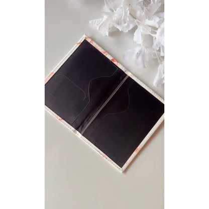 Caramel Marble Passport Holder