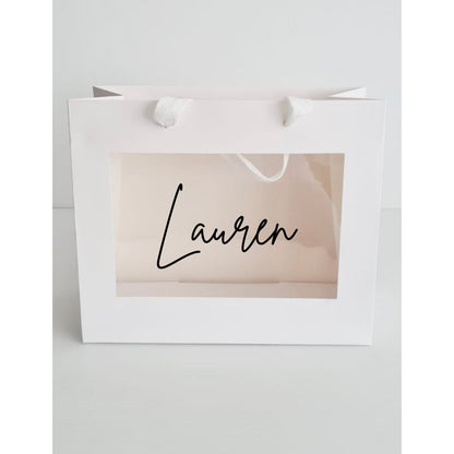 White Window Bag