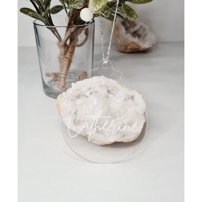 Personalised Acrylic Bauble
