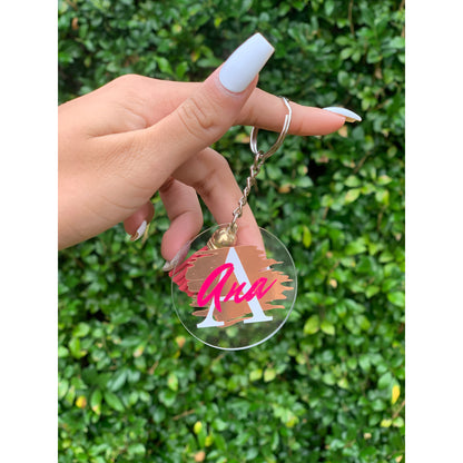 Personalised Paint Splat Keychain freeshipping - The Aesthetic Cove