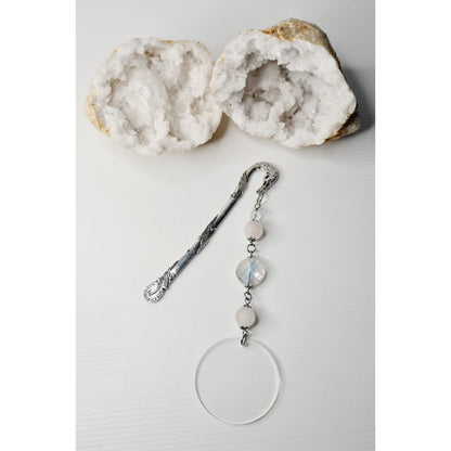 Rose Quartz Gemstone Bookmark
