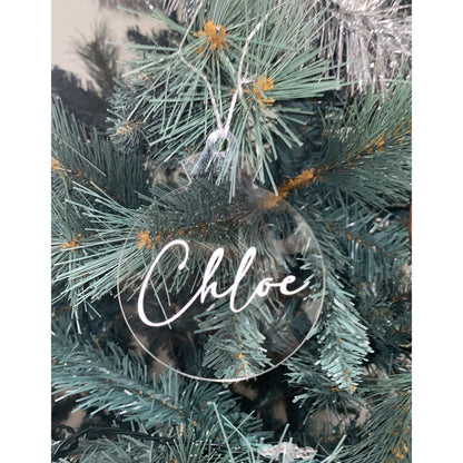 Personalised Acrylic Bauble