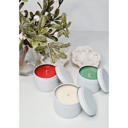 Personalised Trio Christmas Candles