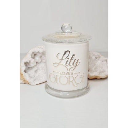 Personalised Natural Soy Wax Candle
