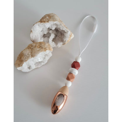 Scented, silicone bead, hanging car air freshener
