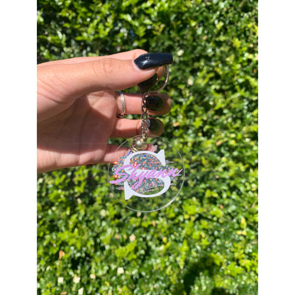 Personalised Paint Splat Keychain freeshipping - The Aesthetic Cove