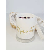 Personalised Crystal Candle Jars