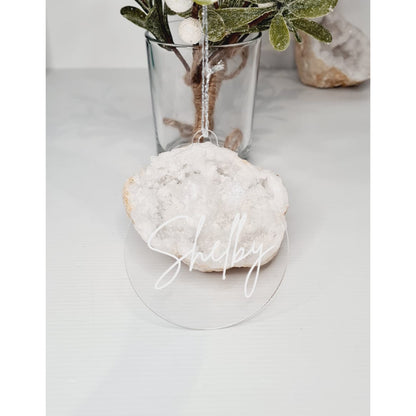 Personalised Acrylic Bauble