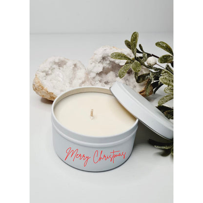 Personalised XL Luxe Matte Candle Tin - White