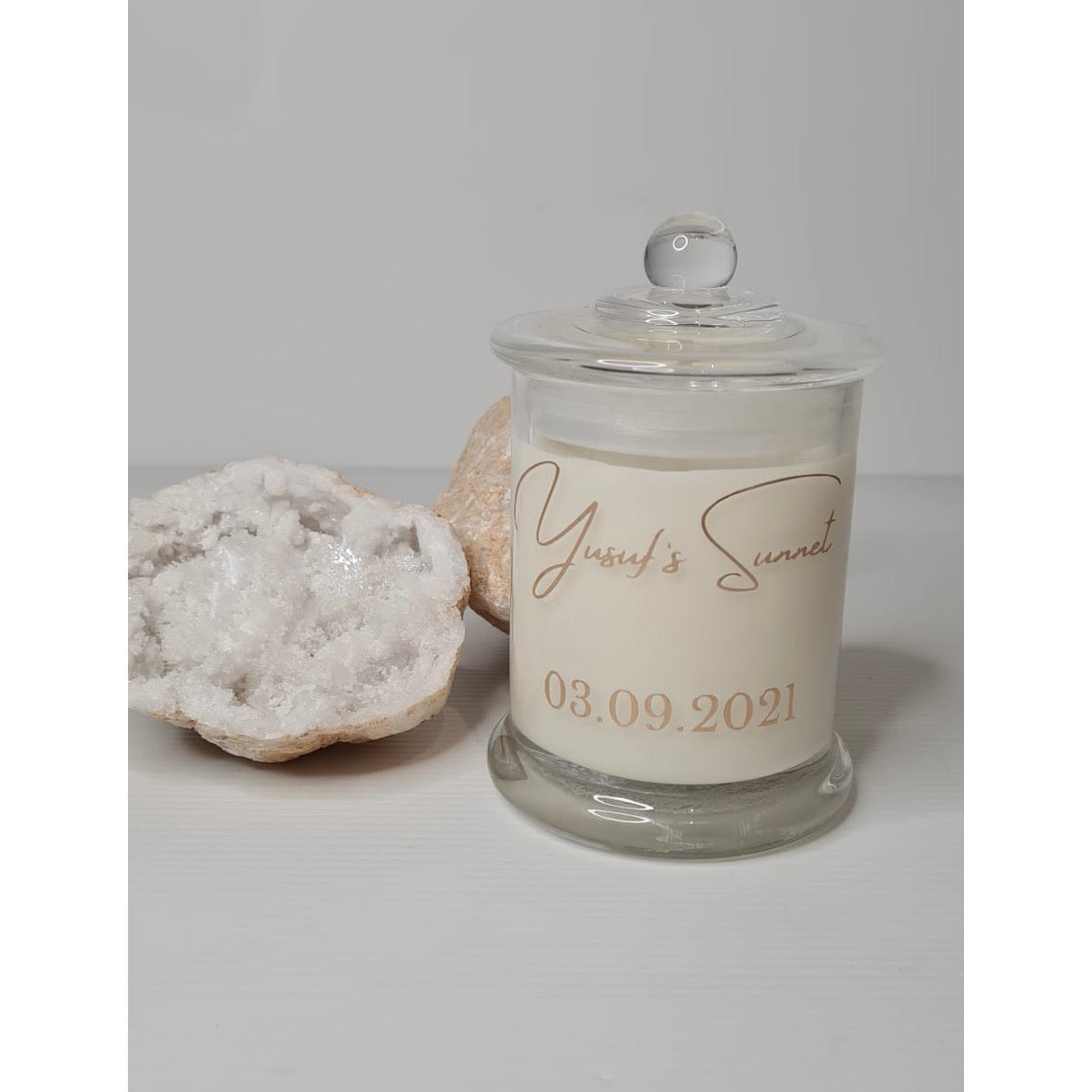 Personalised Natural Soy Wax Candle