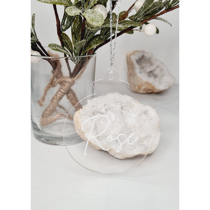 Personalised Acrylic Bauble