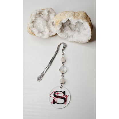 Rose Quartz Gemstone Bookmark