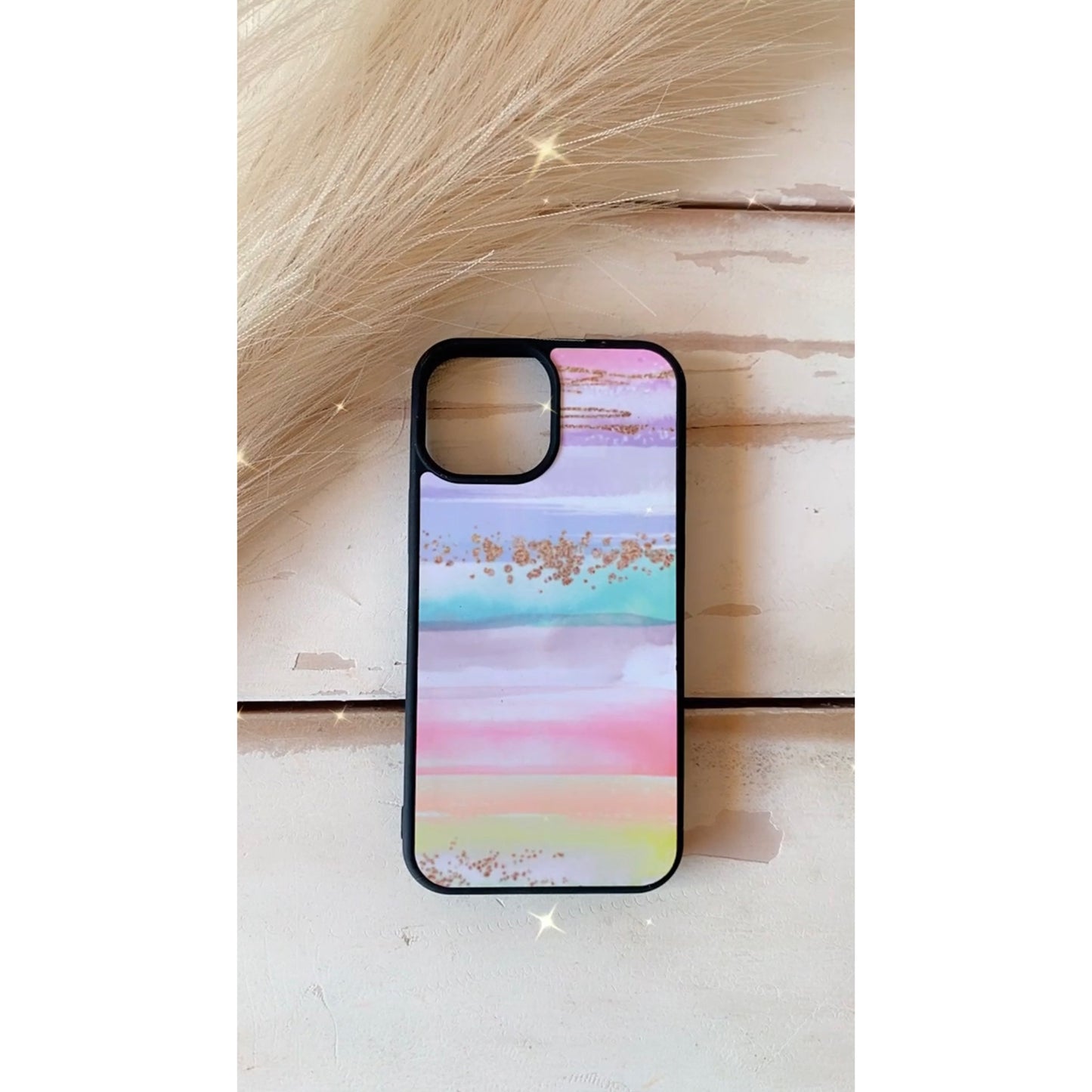 Water paint phone case