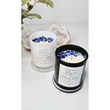 Lapis Lazuli Crystal Candle Jar