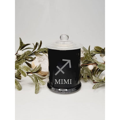 Zodiac Soy Wax Candle - Black