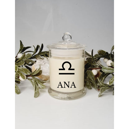 Zodiac Soy Wax Candle - Clear